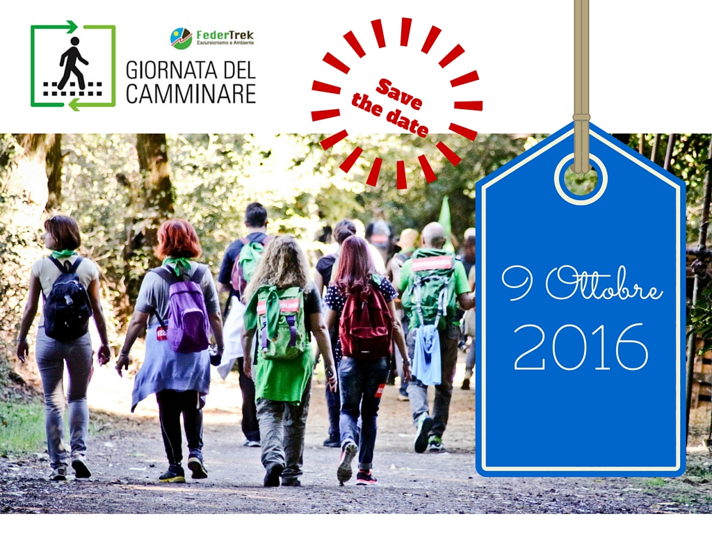 V Giornata Nazionale del Camminare - 9 ottobre 2016
