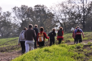 In cammino sulla Francigena a Veio. Foto di Ilaria Canali