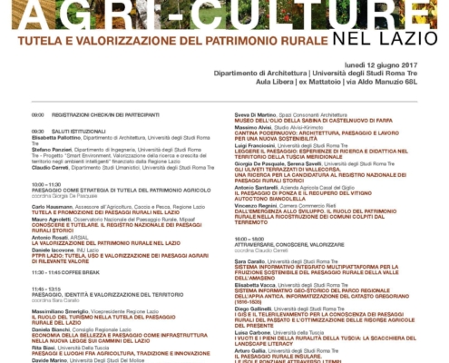 Agri-Culture Convegno