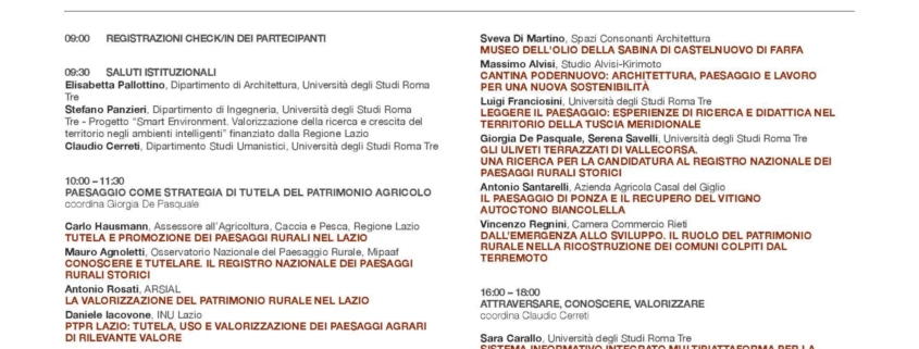 Agri-Culture Convegno